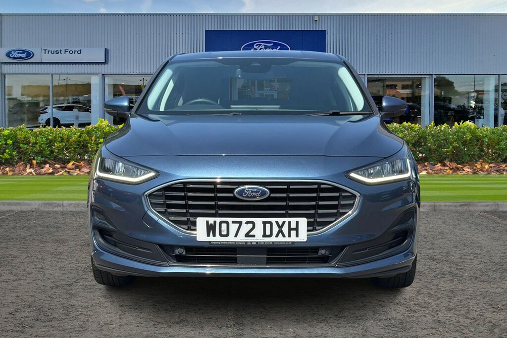 Ford Focus 1.0 Ecoboost Titanium With Front And Rear Sens WO72DXH Blue #6
