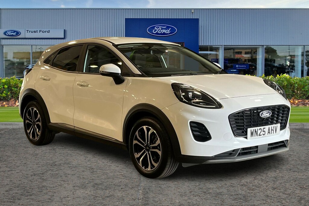 Ford Puma 1.0 Ecoboost Hybrid Mhev Titanium Dct White