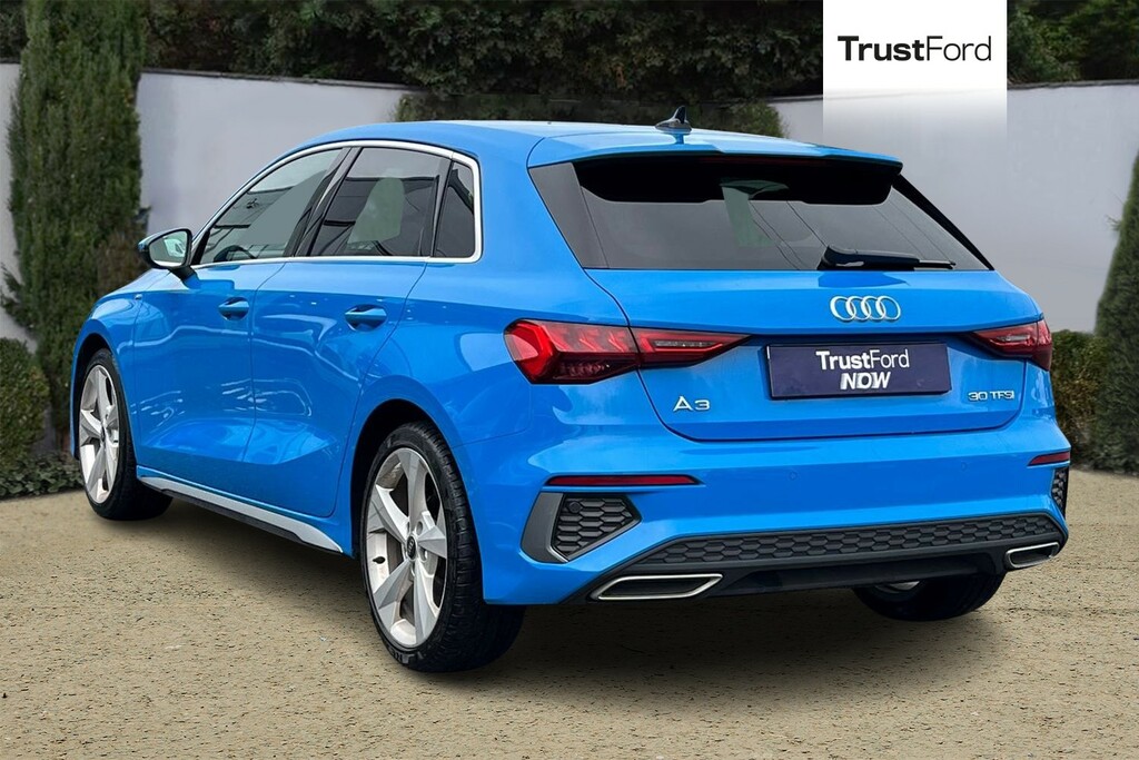 Audi A3 1.0 Tfsi 30 S Line Sportback S Tronic E Blue #2