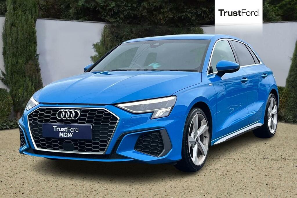 Audi A3 1.0 Tfsi 30 S Line Sportback S Tronic E Blue #5