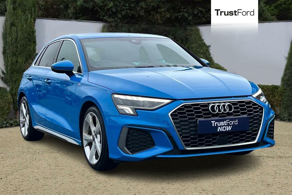 Audi A3 1.0 Tfsi 30 S Line Sportback S Tronic E Blue