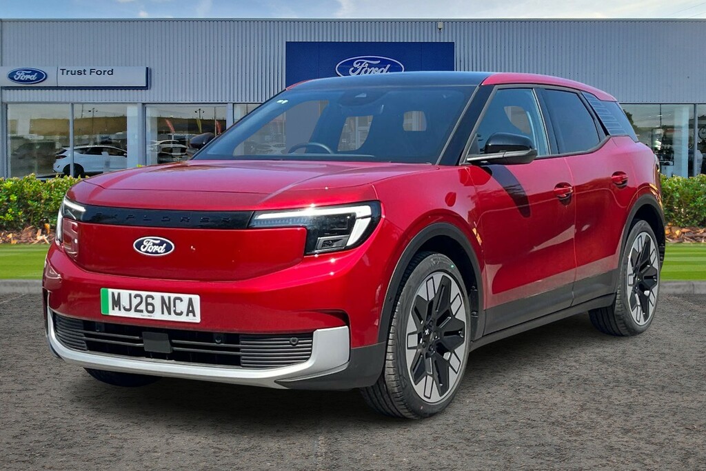Ford Explorer Extended Range 77Kwh Premium Suv MJ26NCA Red #5