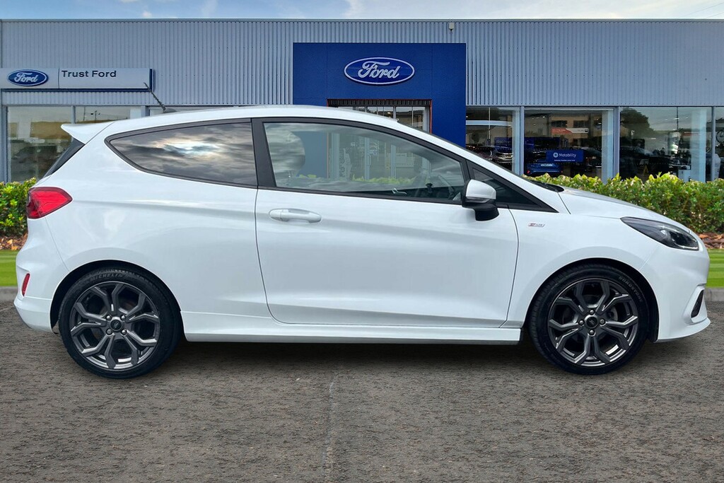 Ford Fiesta 1.0 Ecoboost Hybrid Mhev 125 St-line Edition White #3