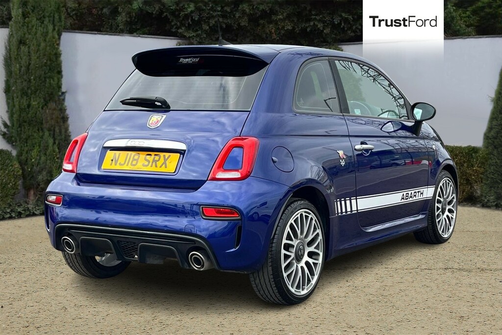 Abarth 595 1.4 T-jet Hatchback Euro 6 145 NJ18SRX Blue #4