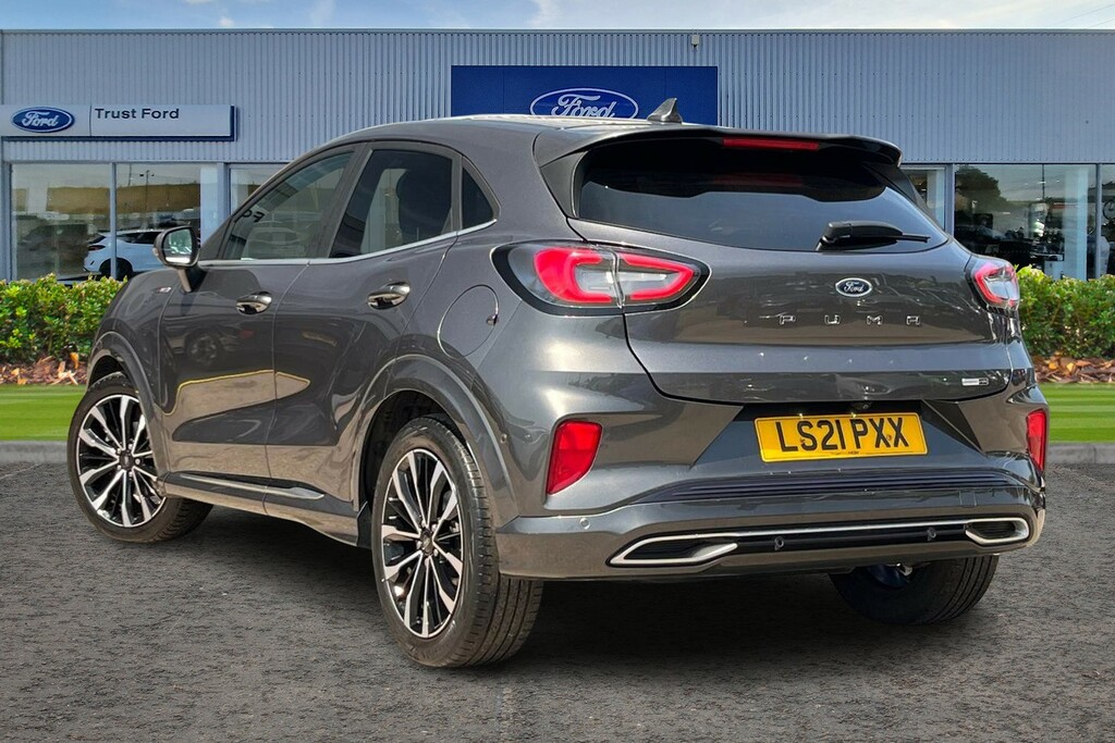 Ford Puma 1.0 Ecoboost Hybrid Mhev 155 St-line Vignale Sync3 LS21PXX Grey #2