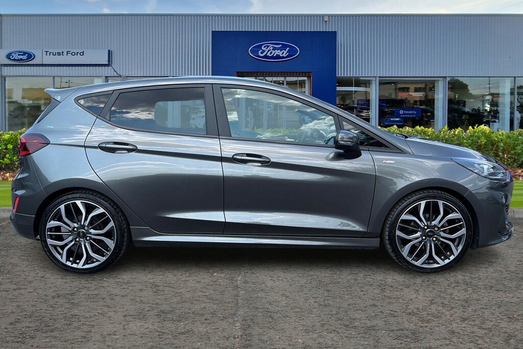 Ford Fiesta 1.0 Ecoboost Hybrid Mhev 125 St-line X With Wi WM73AJU Grey #3