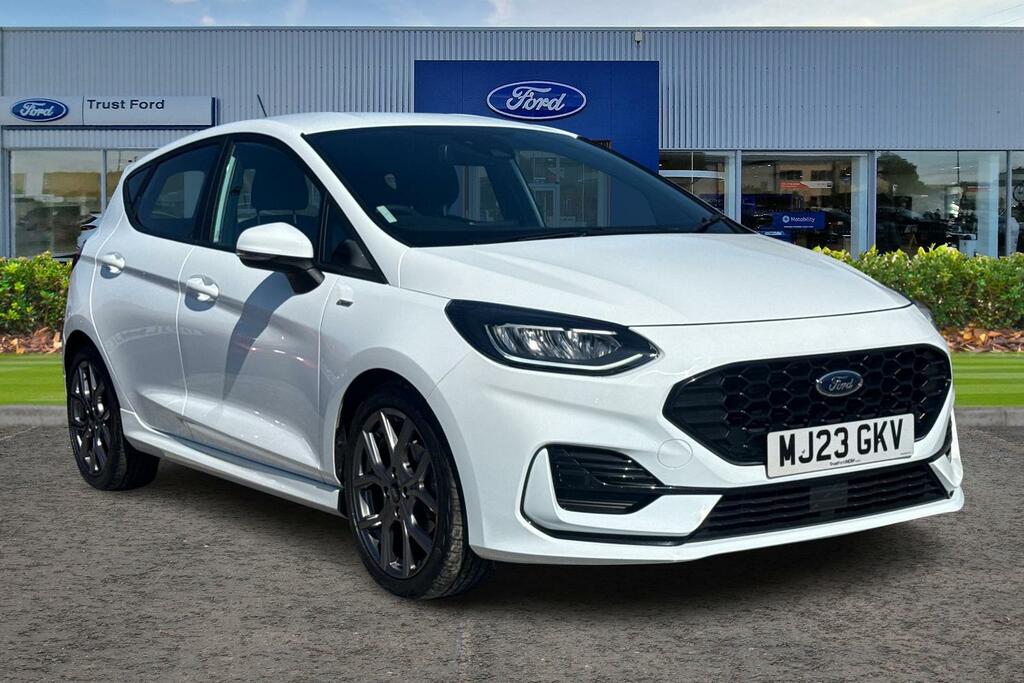 Ford Fiesta 1.0 Ecoboost Hybrid Mhev 125 St-line Wit White