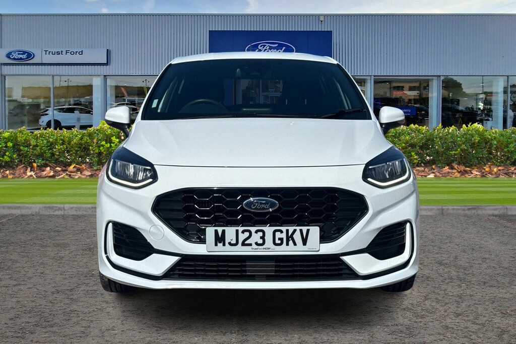 Ford Fiesta 1.0 Ecoboost Hybrid Mhev 125 St-line Wit MJ23GKV White #6