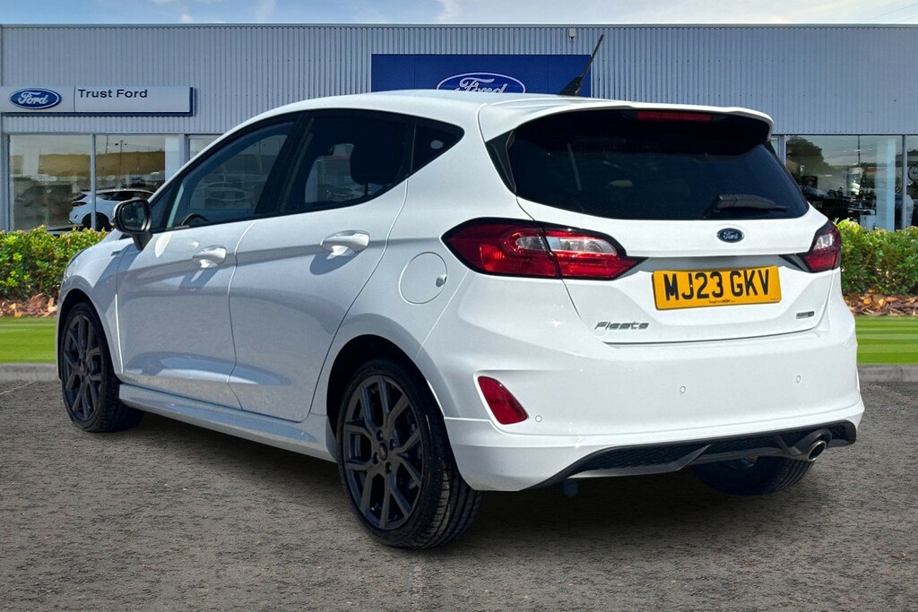 Ford Fiesta 1.0 Ecoboost Hybrid Mhev 125 St-line Wit MJ23GKV White #2
