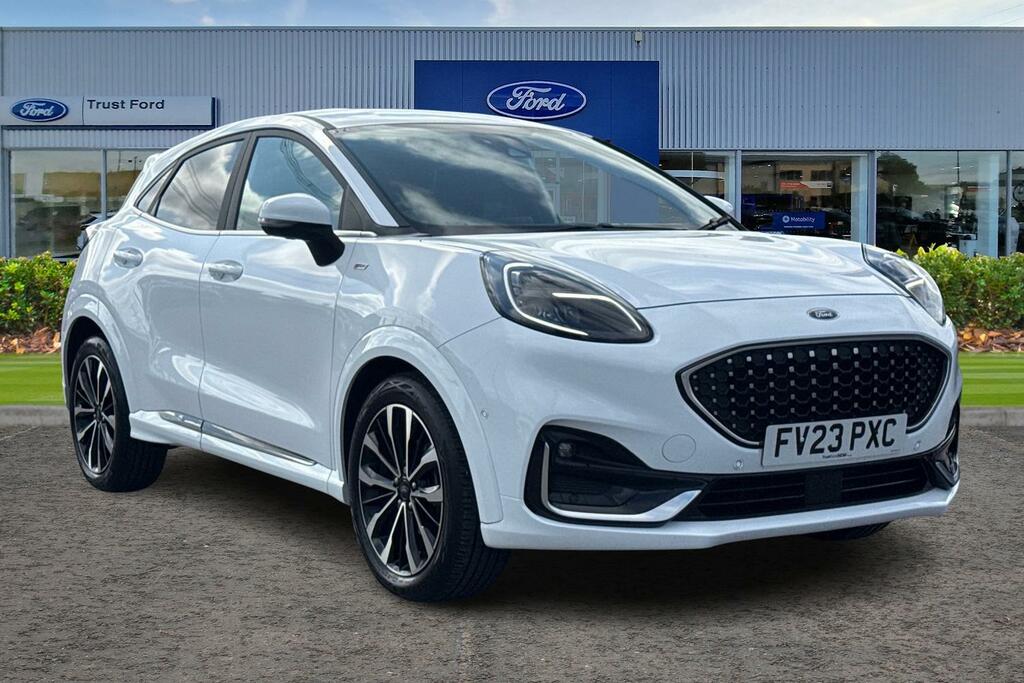 Ford Puma 1.0 Ecoboost Hybrid Mhev St-line Vignale White
