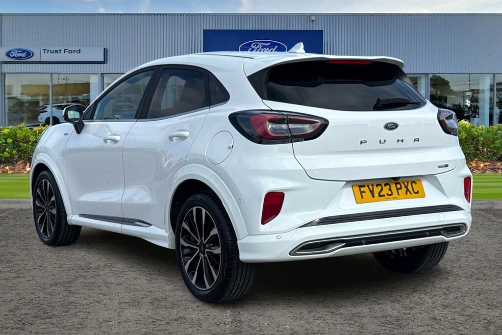 Ford Puma 1.0 Ecoboost Hybrid Mhev St-line Vignale FV23PXC White #2