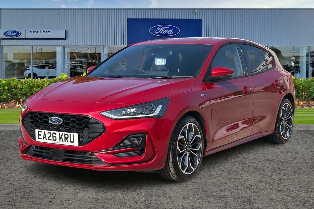 Ford Focus 1.0T Ecoboost Mhev St-line X Hatchback EA26KRU Red #5