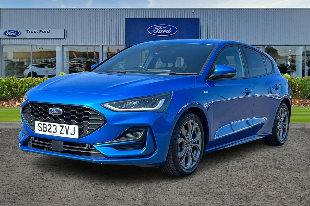 Ford Focus 1.0T Ecoboost St-line Hatchback SB23ZVJ Blue #5