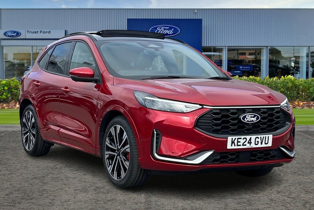 Ford Kuga 2.5H Duratec St-line X Suv Hybrid Cvt E Red