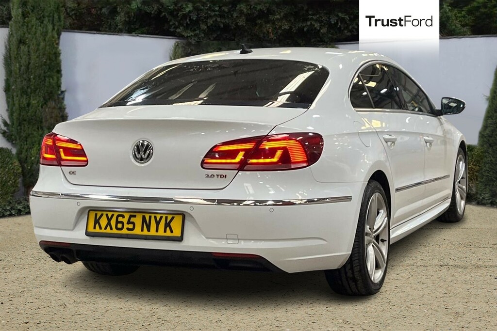 Volkswagen CC 2.0 Tdi 184 Bluemotion Tech R-line Dsg White #4