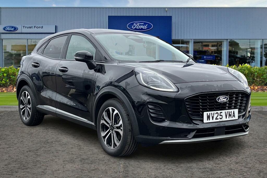 Ford Puma 1.0T Ecoboost Mhev Titanium Suv Hybrid Black