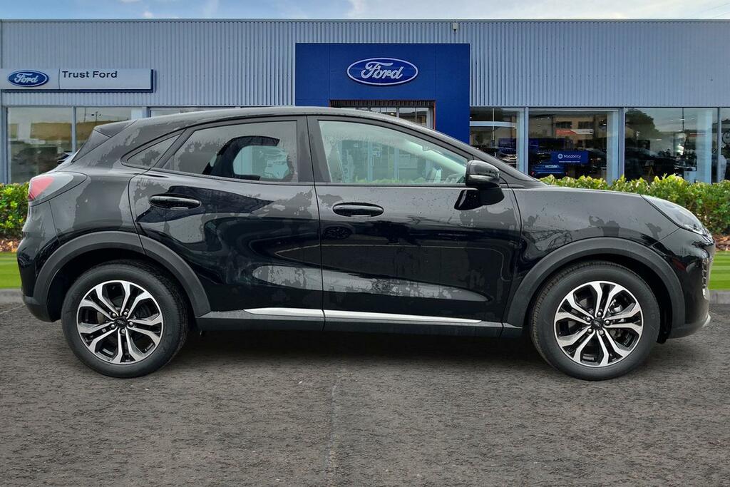 Ford Puma 1.0T Ecoboost Mhev Titanium Suv Hybrid WV25VMA Black #3