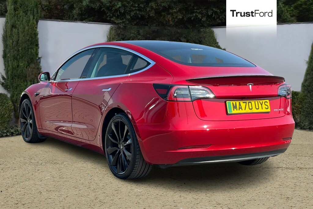 Tesla Model 3 Dual Motor Performance Saloon MA70UYS Red #2