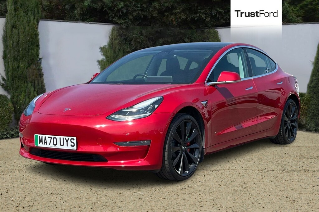 Tesla Model 3 Dual Motor Performance Saloon MA70UYS Red #5