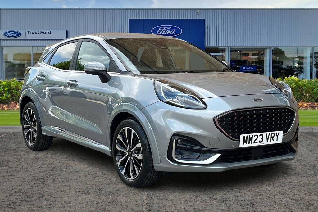 Ford Puma 1.0 Ecoboost Hybr Mhev 155 St-line Vignale Dct Silver