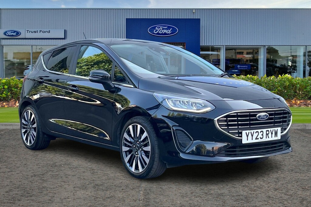 Ford Fiesta 1.0L Ecoboost 125Ps Hybrid Mhev Titanium X Man Black