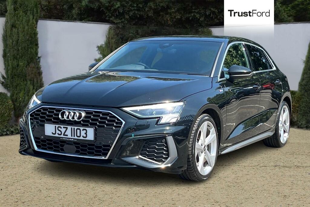 Audi A3 1.0 Tfsi 30 S Line Sportback - Full Leather Du JSZ1103 Black #5
