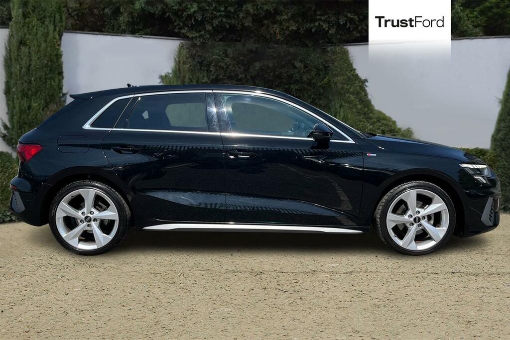 Audi A3 1.0 Tfsi 30 S Line Sportback - Full Leather Du JSZ1103 Black #3