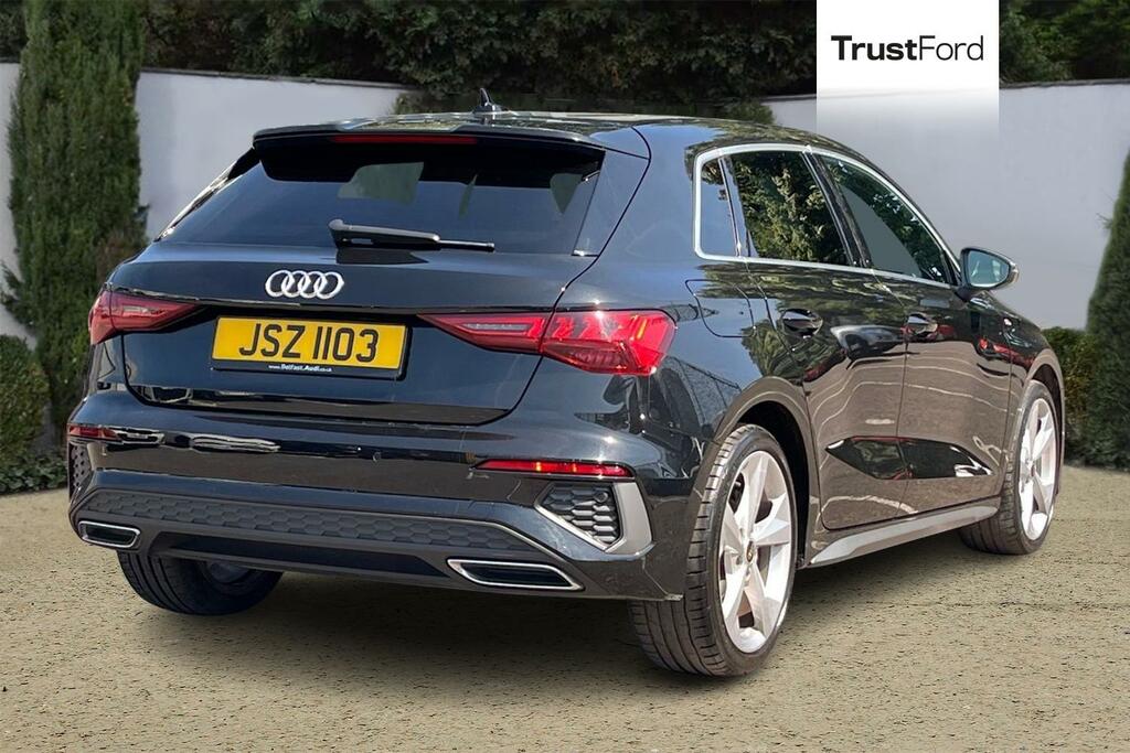 Audi A3 1.0 Tfsi 30 S Line Sportback - Full Leather Du JSZ1103 Black #4