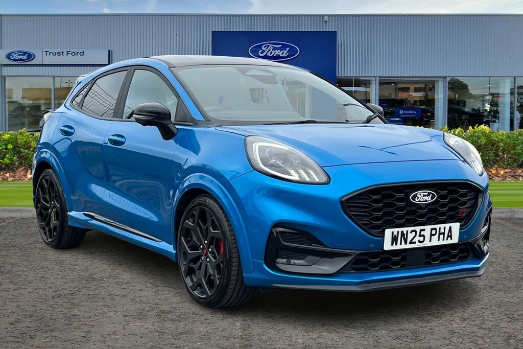 Ford Puma 1.0 Ecoboost Hybrid Mhev St Handling Pk Dct Blue