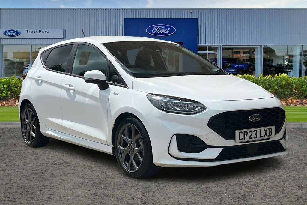 Ford Fiesta 1.0 Ecoboost Hybrid Mhev 125 St-line White