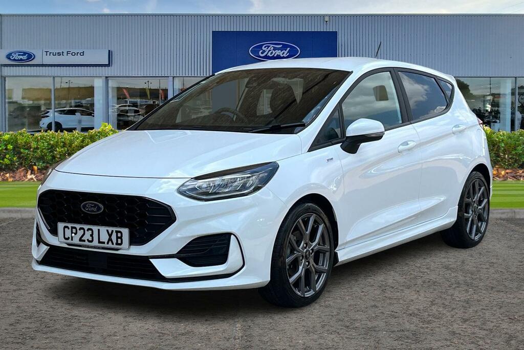 Ford Fiesta St-line CP23LXB White #5