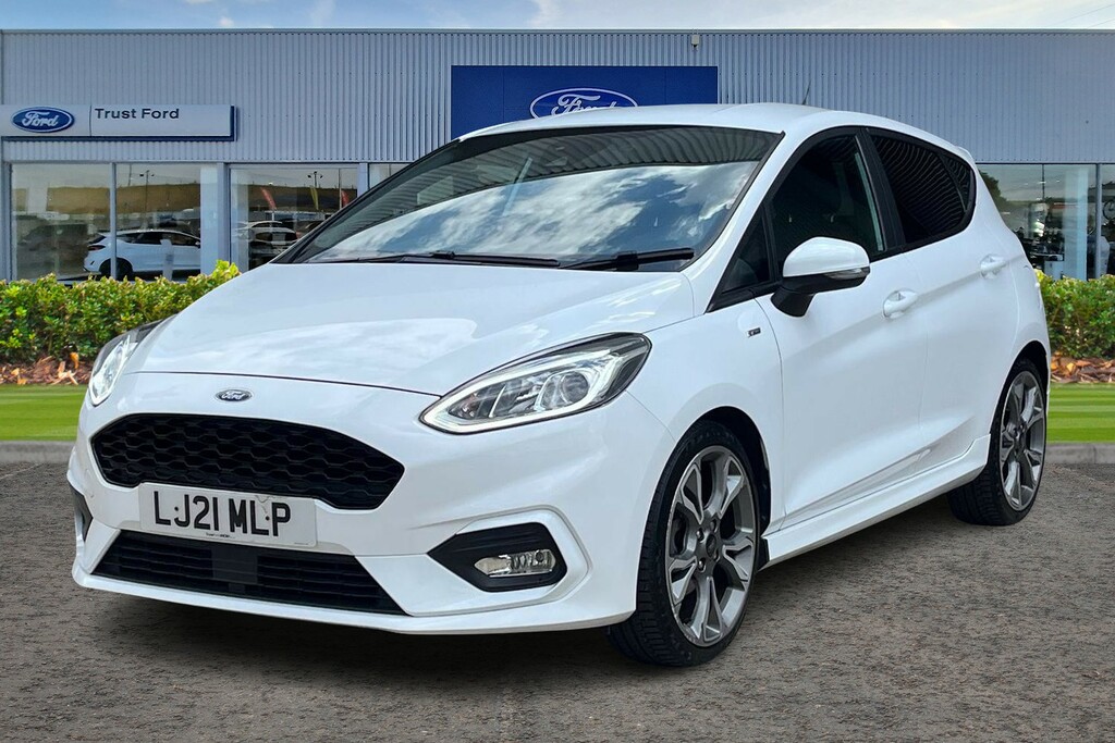 Ford Fiesta 1.0T Ecoboost Mhev St-line X Edition Hatchback White #5