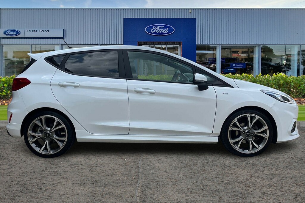 Ford Fiesta 1.0T Ecoboost Mhev St-line X Edition Hatchback White #3