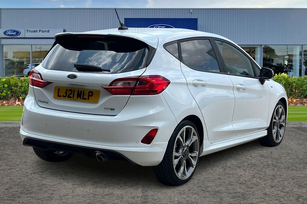 Ford Fiesta 1.0T Ecoboost Mhev St-line X Edition Hatchback White #4