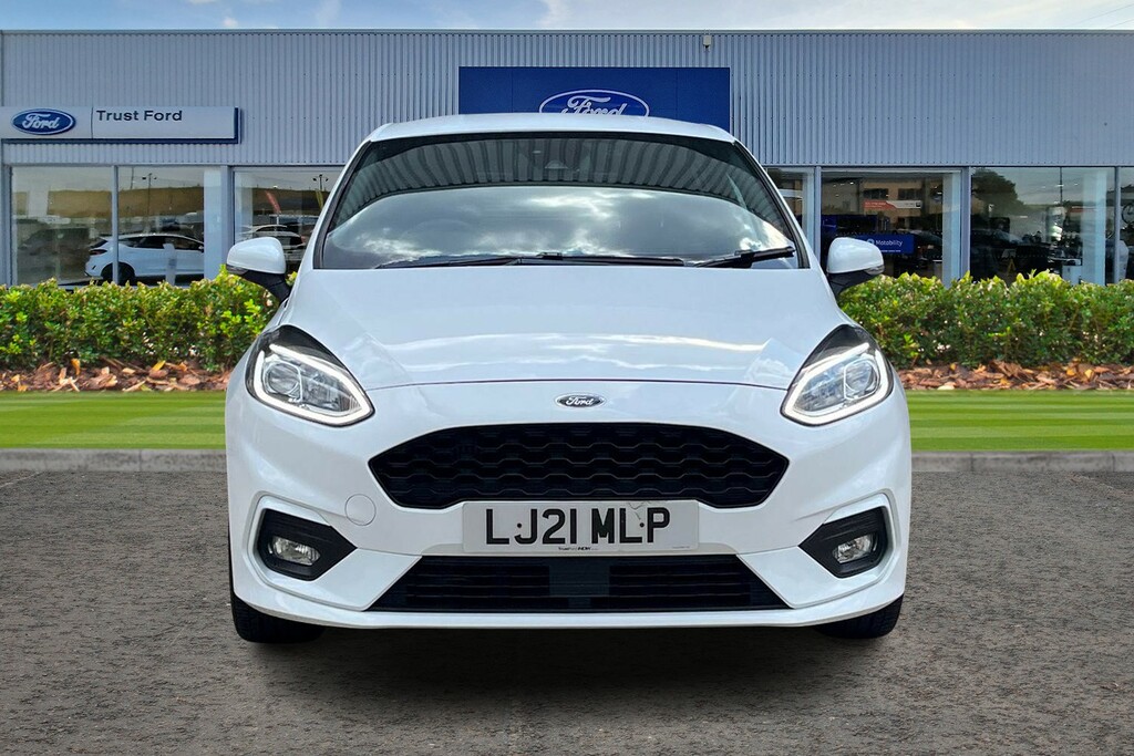 Ford Fiesta 1.0T Ecoboost Mhev St-line X Edition Hatchback White #6