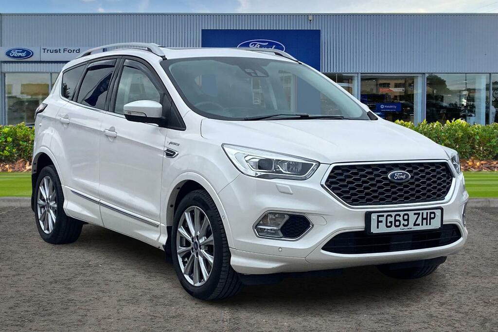 Ford Kuga Vignale 2.0 Tdci 2Wd- With Panoramic Glass Roo White