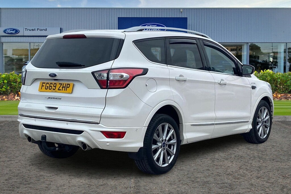 Ford Kuga Vignale 2.0 Tdci 2Wd- With Panoramic Glass Roo FG69ZHP White #4