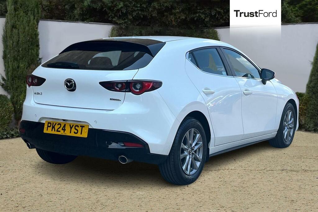 Mazda 3 2.0 E-skyactiv G Mhev Prime-line White #4