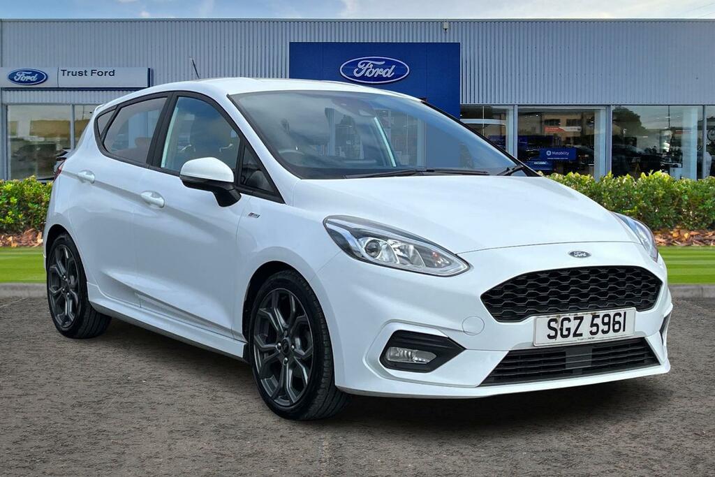 Ford Fiesta 1.0 Ecoboost Hybrid Mhev 125 St-line Edition White