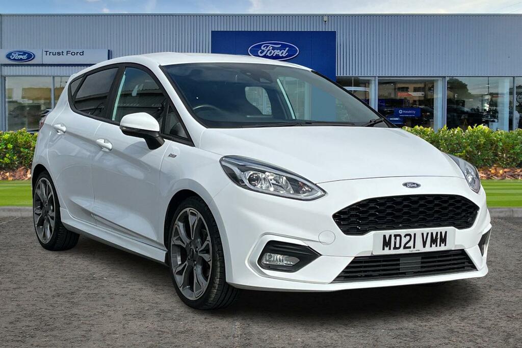 Ford Fiesta 1.0 Ecoboost Hybrid Mhev 155 St-line X Edition White