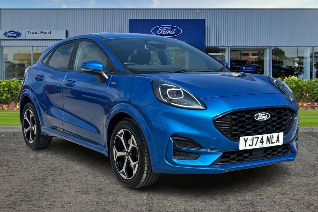 Ford Puma 1.0 Ecoboost Hybrid Mhev St-line Dct Blue