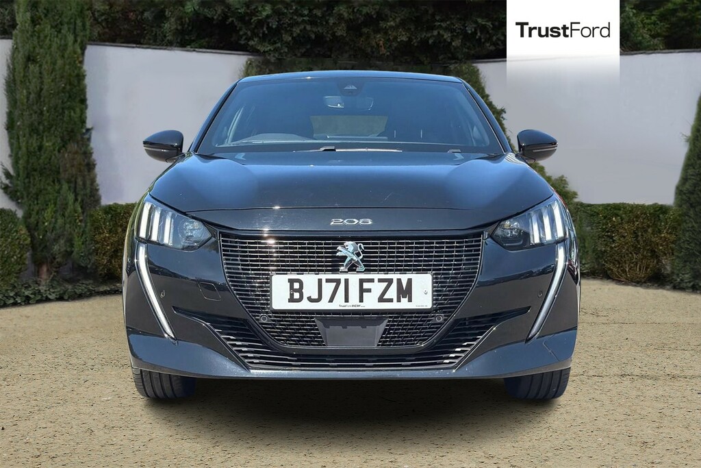 Peugeot e-208 100Kw Gt 50Kwh Sat Nav Carplay Front Re Black #6