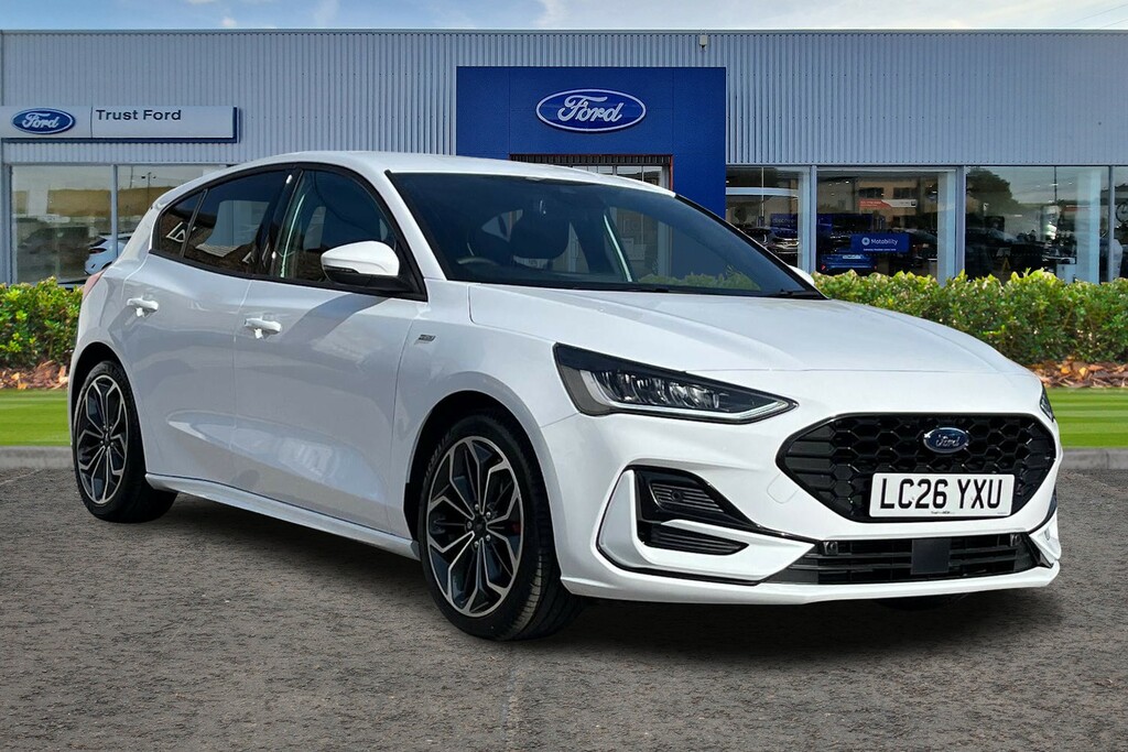 Ford Focus 1.0L Ecoboost 155Ps Hybrid Mhev St-line X Ed A White