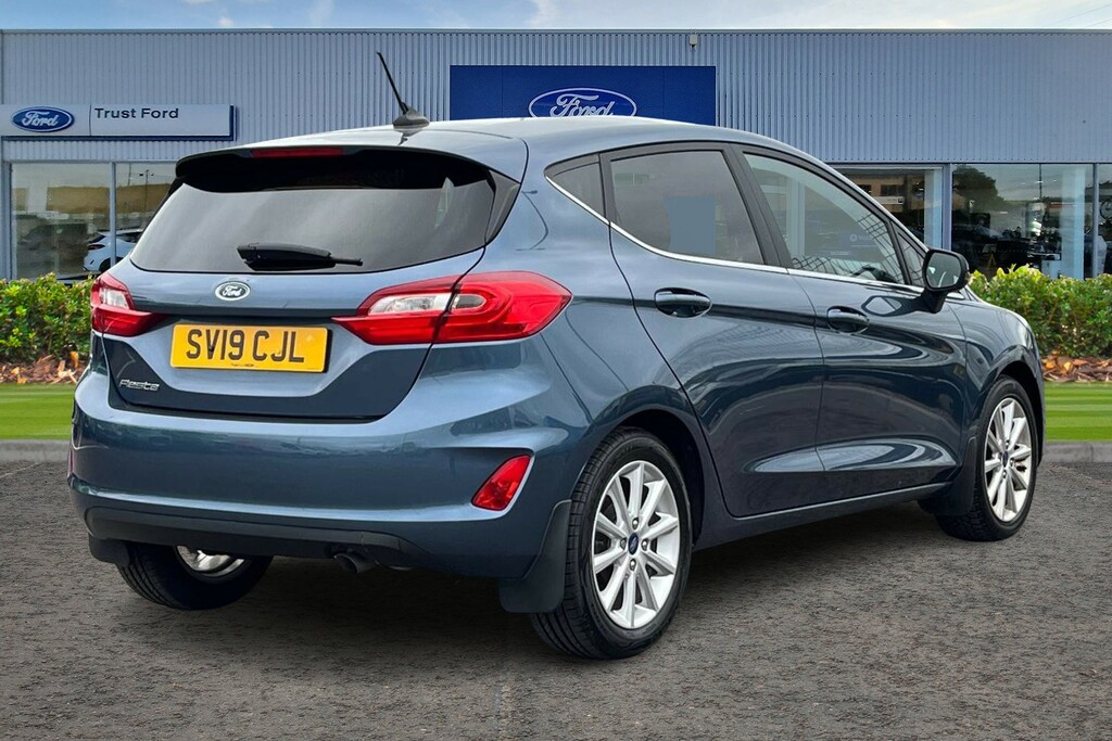 Ford Fiesta 1.0 Ecoboost Titanium X SV19CJL Blue #4