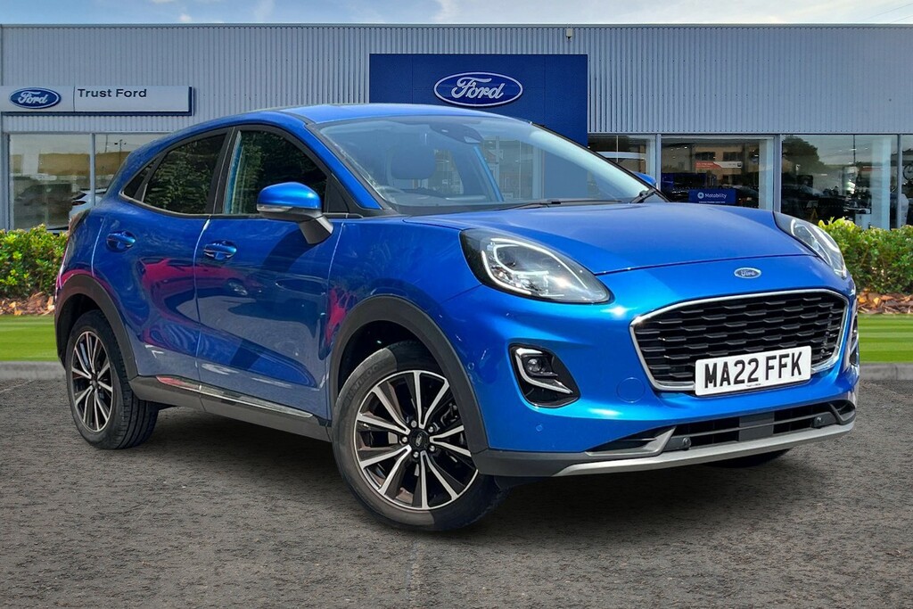 Ford Puma 1.0 Ecoboost Hybrid Mhev Titanium Dct Self Par Blue