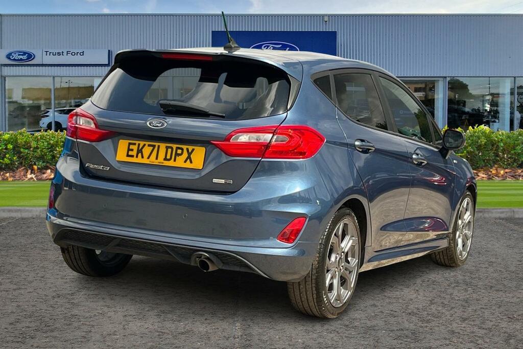Ford Fiesta 1.0 Ecoboost Hybrid Mhev 155 St-line Edition Blue #4