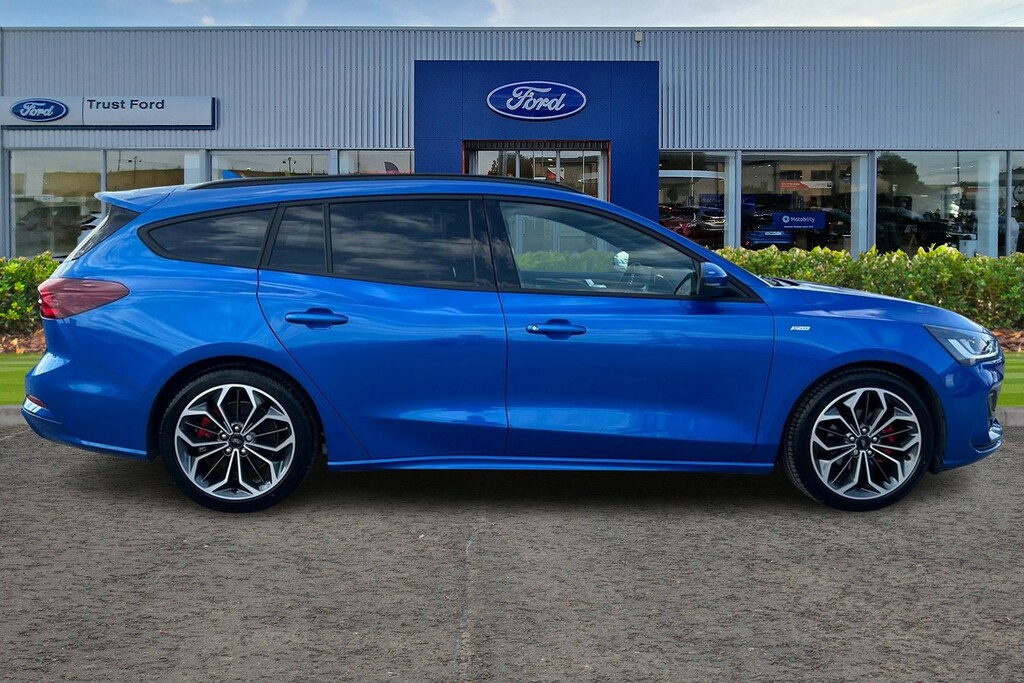 Ford Focus 1.0T Ecoboost Mhev St-line X Estate Hyb Blue #3
