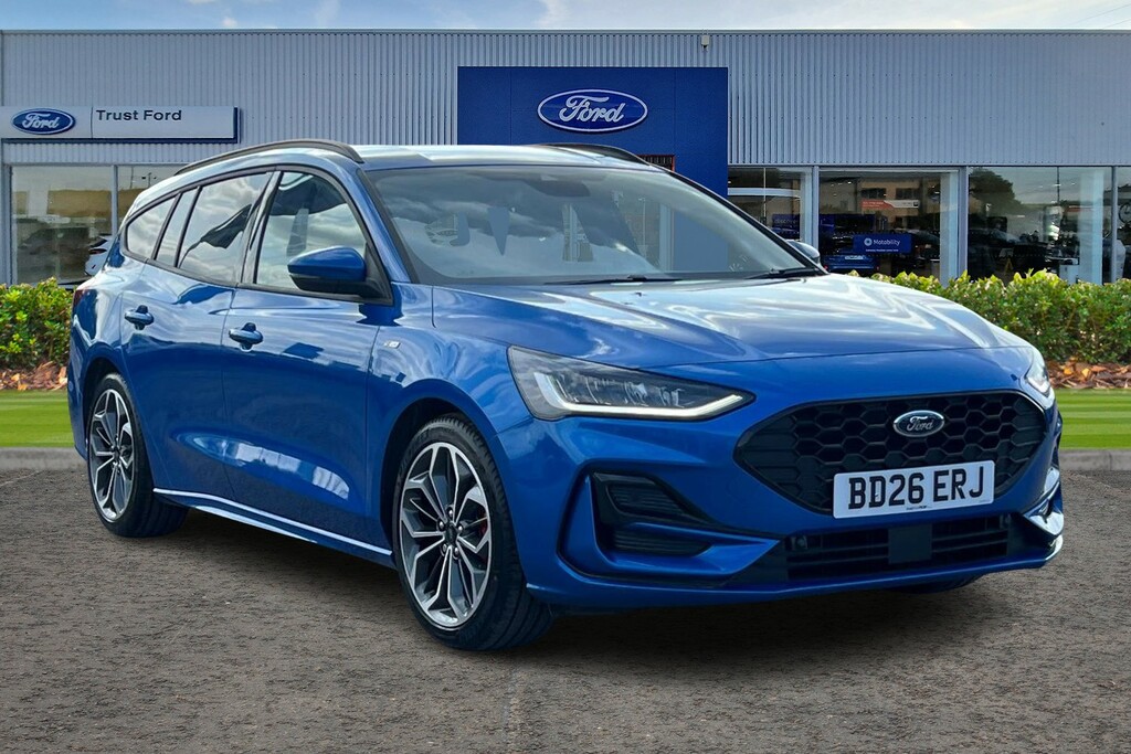 Ford Focus 1.0T Ecoboost Mhev St-line X Estate Hyb Blue