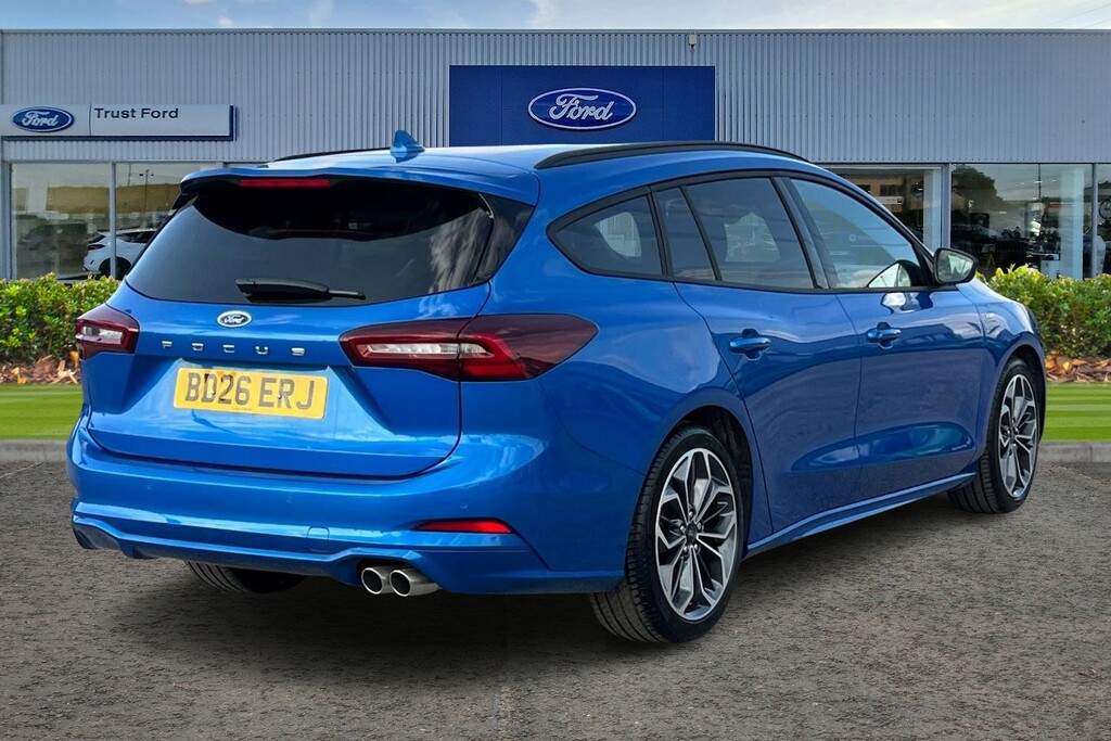 Ford Focus 1.0T Ecoboost Mhev St-line X Estate Hyb Blue #4