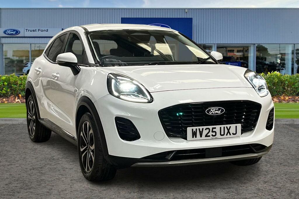 Ford Puma 1.0 Ecoboost Hybrid Mhev Titanium Dct- Parking White